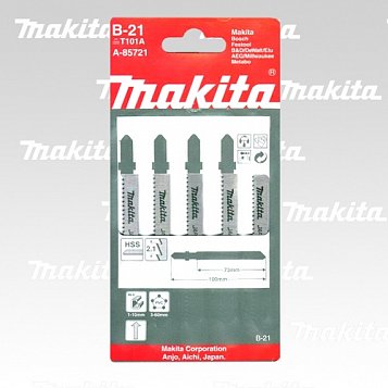 Полотно для э/лоб. Makita B21 по металлу (5 шт) A-85721